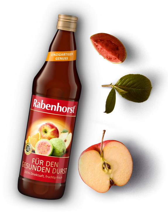 Flasche Mehrfrucht-Direktsaft von Rabenhorst